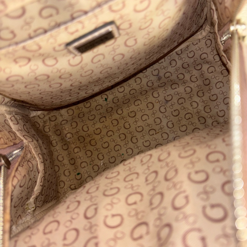 Guess Light Pink Patterned Mini Backpack - image 7